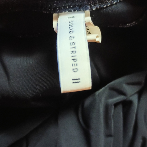 Solid & Striped bathing suit bottom - fake denim - Picture 2 of 3